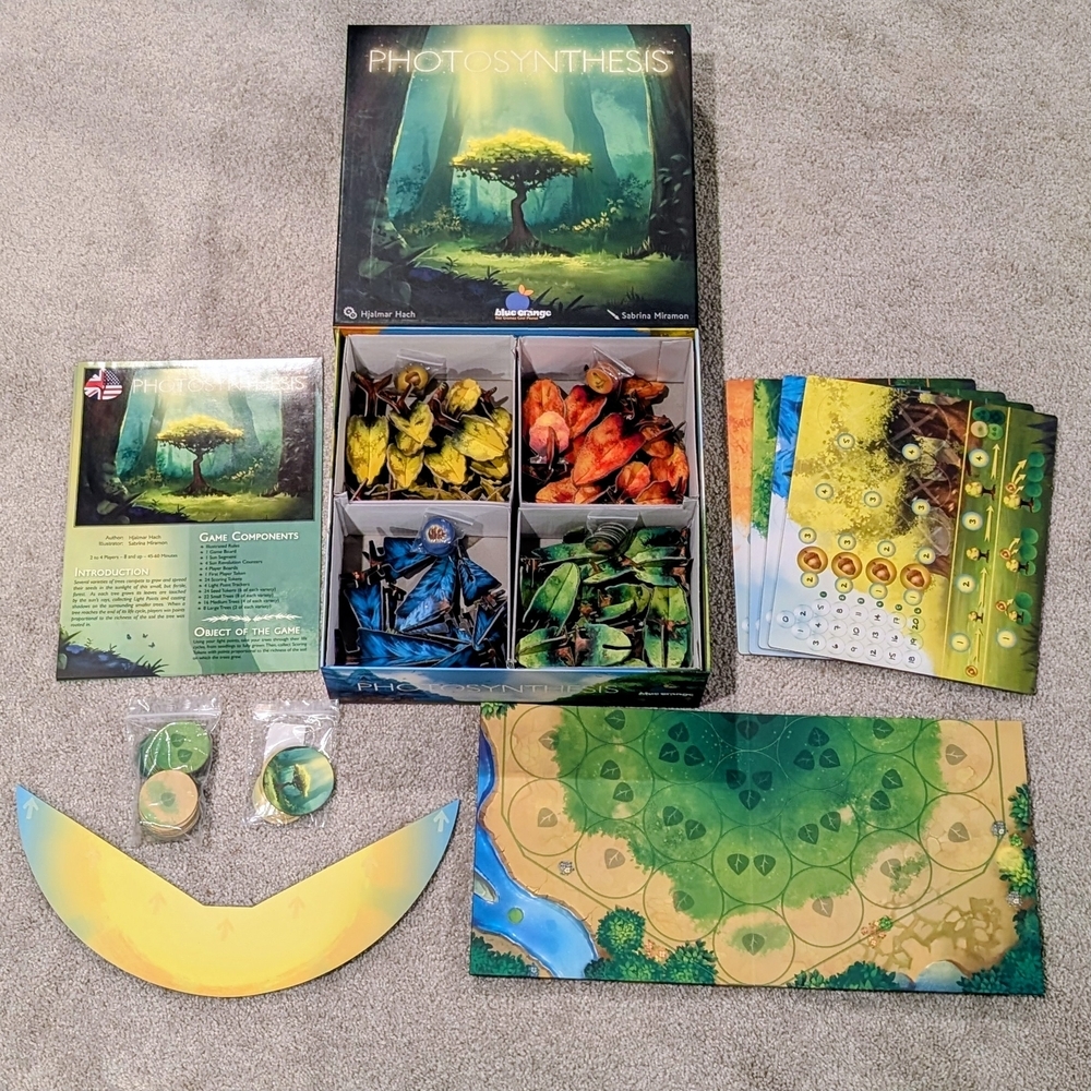 Photosynthesis Board Game Strategy Nature 2-4 Player Blue Orange 10+ - Picture 3 of 3